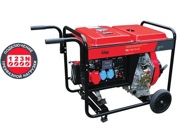 Электростанция дизельная FUBAG DS 7000 DA ES
